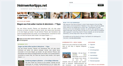 Desktop Screenshot of heimwerkertipps.net